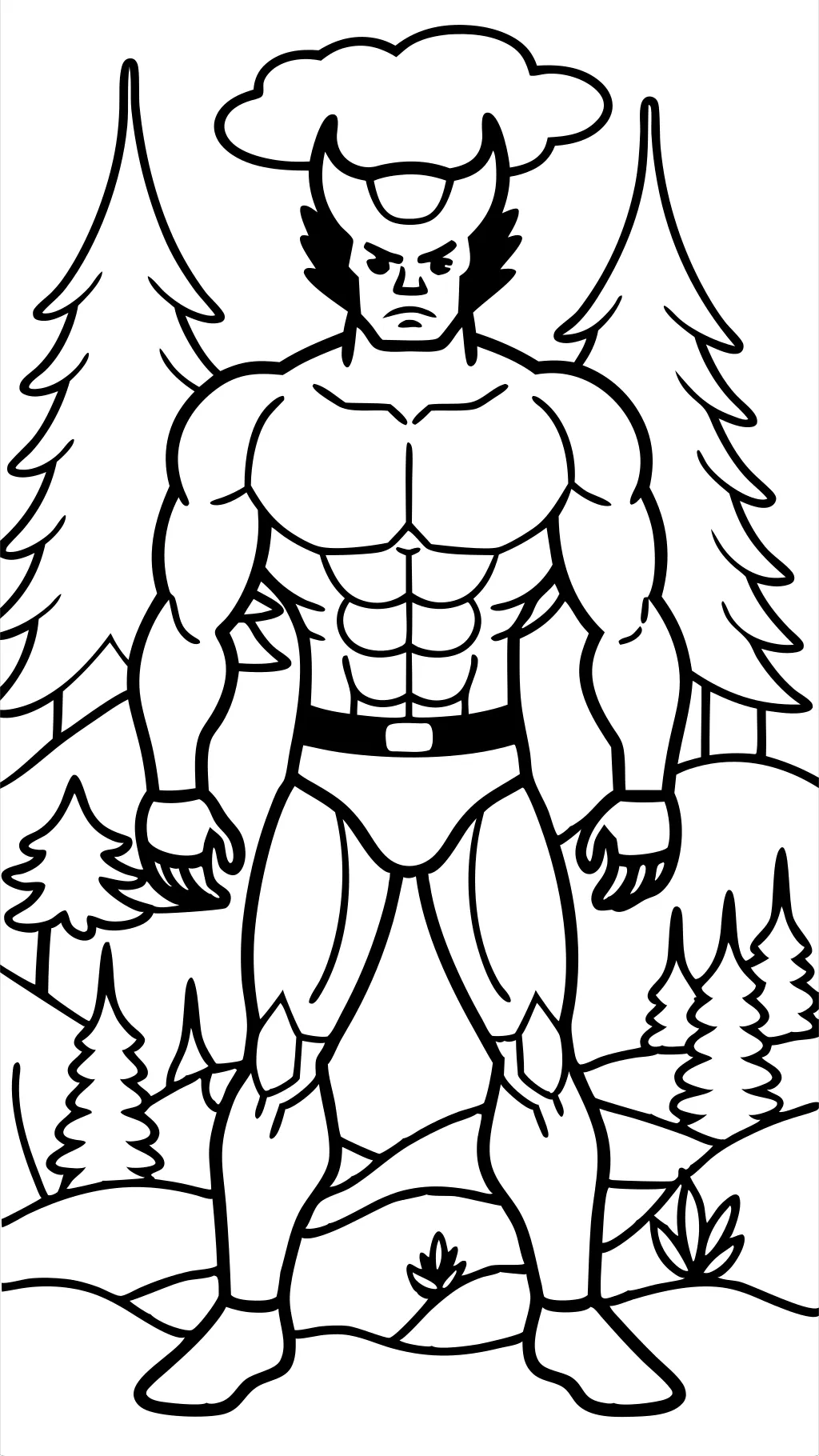 wolverine coloring pages